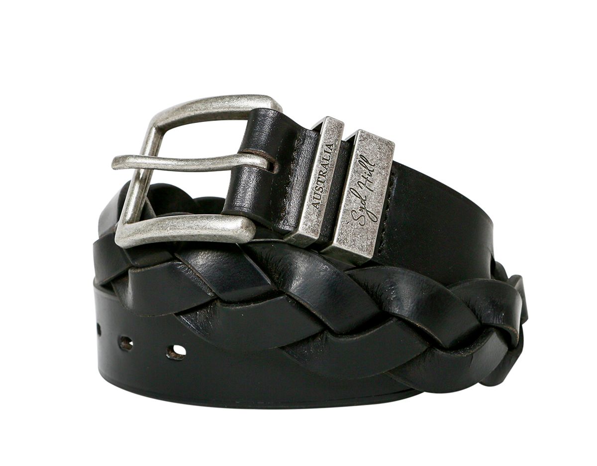 Syd Hill Leather Plaited Belt - Discontinued Model