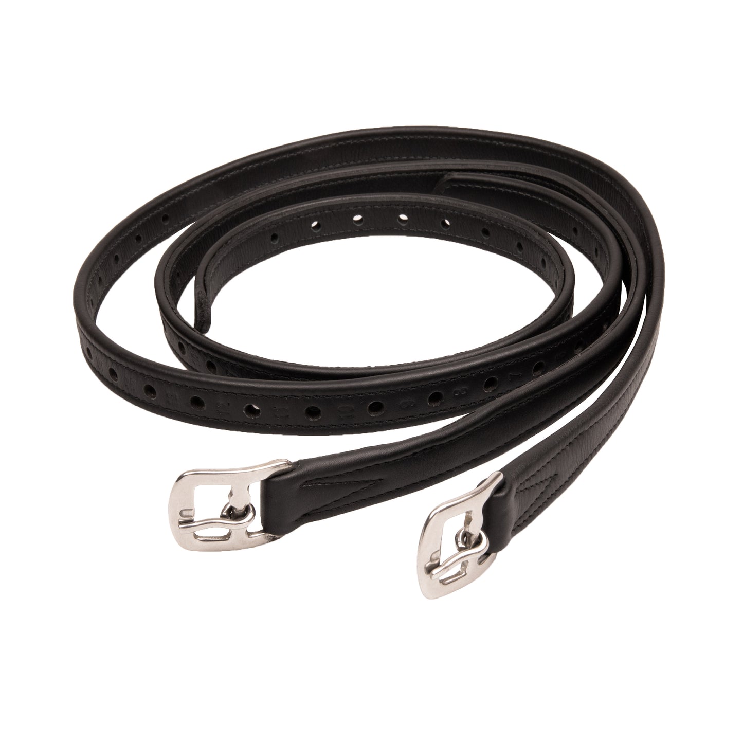 Syd Hill Junior 3/4" Soft Leather Stirrup Leathers with Nylon Insert