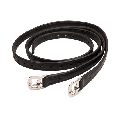 Syd Hill Junior 3/4" Soft Leather Stirrup Leathers with Nylon Insert