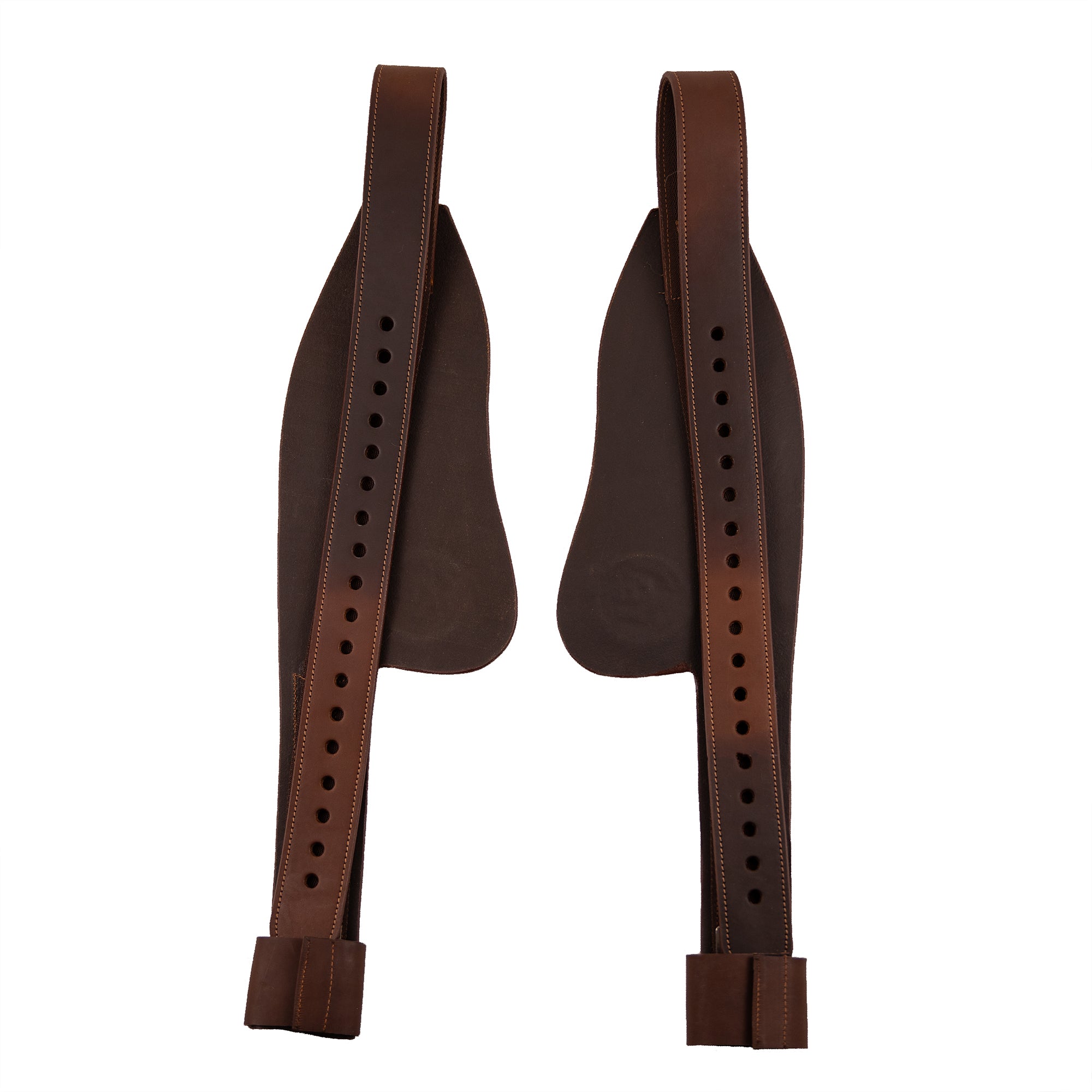 Genuine Leather Western Saddle Replacement Fenders – Smooth Finish, Pair (Set Of 2)