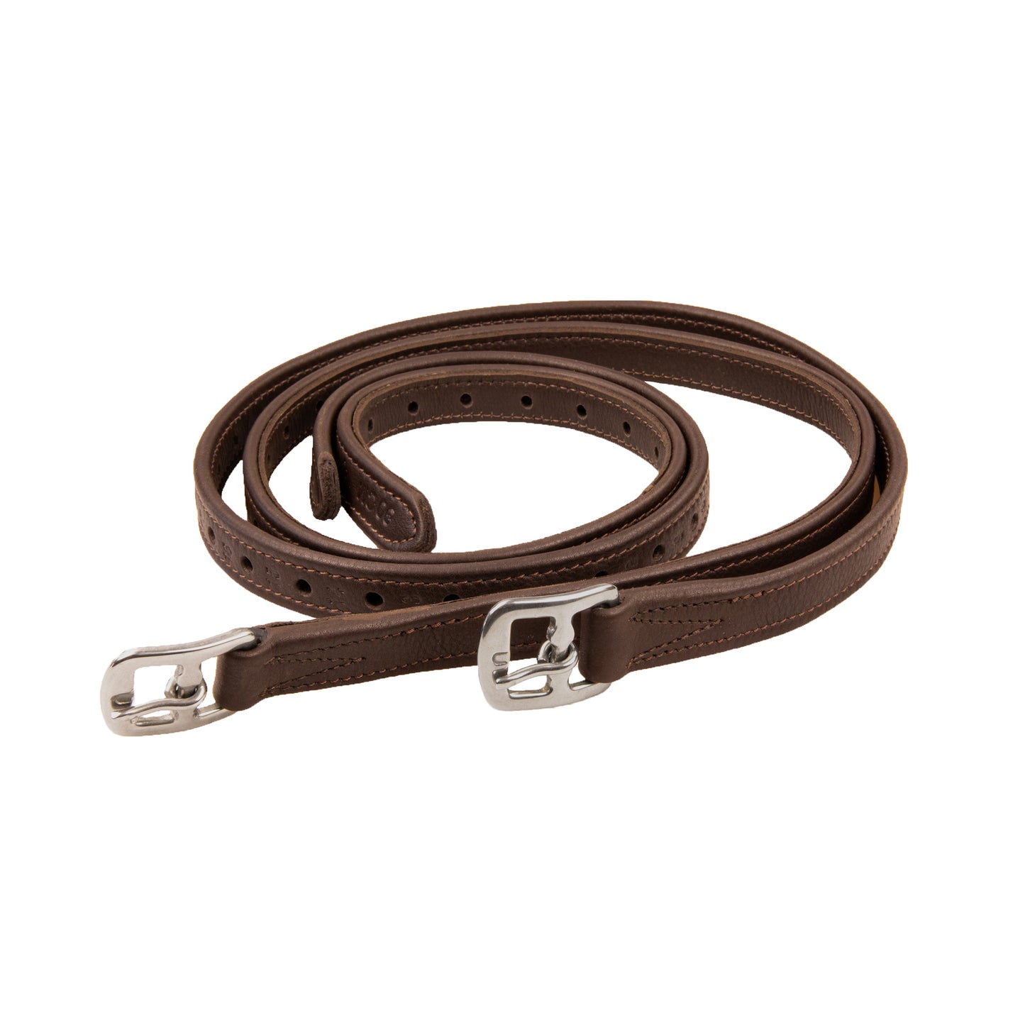 Syd Hill Junior 3/4" Soft Leather Stirrup Leathers with Nylon Insert