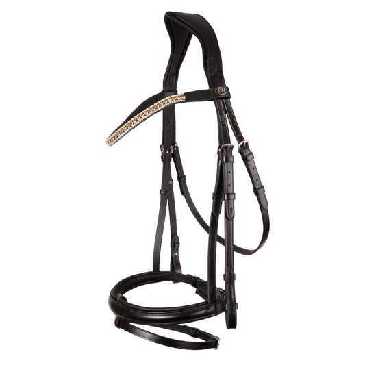 Syd Hill Convertible Bridle Blk Full - Clearance