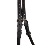 Syd Hill PVC Matte Race Bridle with Cavesson Noseband & Loop Reins
