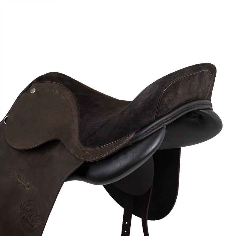 Syd Hill Polo Saddle, Roughout Leather