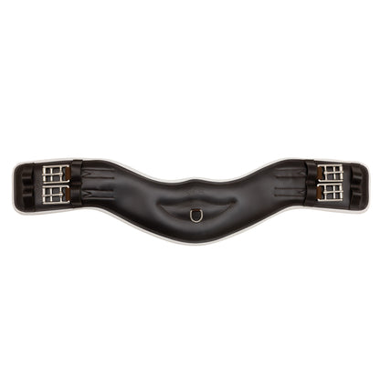 Syd Hill Anatomical Leather Dressage Girth - White Backing