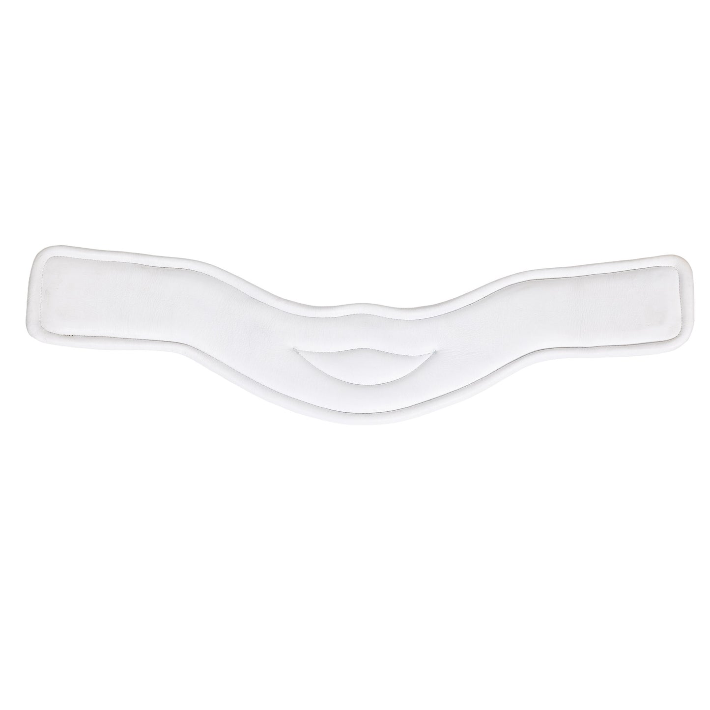 Syd Hill Anatomical Leather Dressage Girth - White Backing