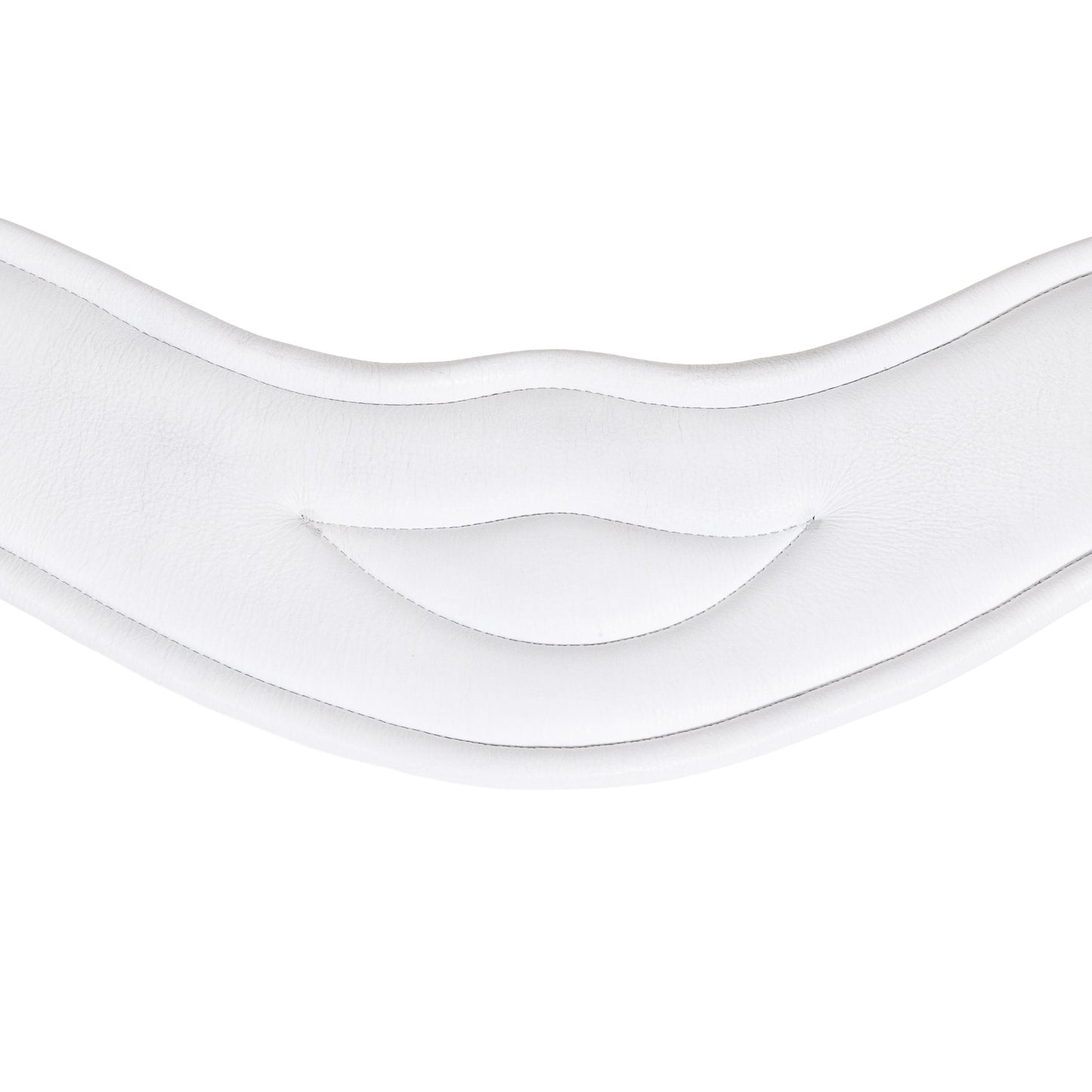 Syd Hill Anatomical Leather Dressage Girth - White Backing