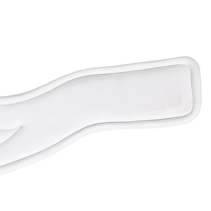 Syd Hill Anatomical Leather Dressage Girth - White Backing