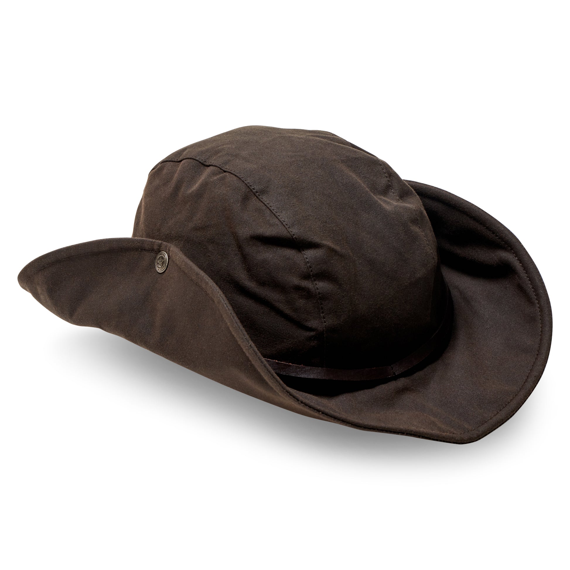 Hills Hats Oilskin Bucket Hat Syd Hill Oilskin Swagman Hat