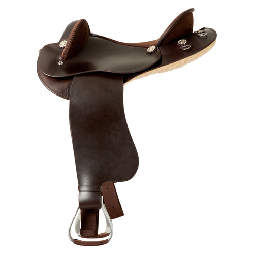 Syd Hill Premium Half Breed Saddle, Leather - Non Adjustable Tree