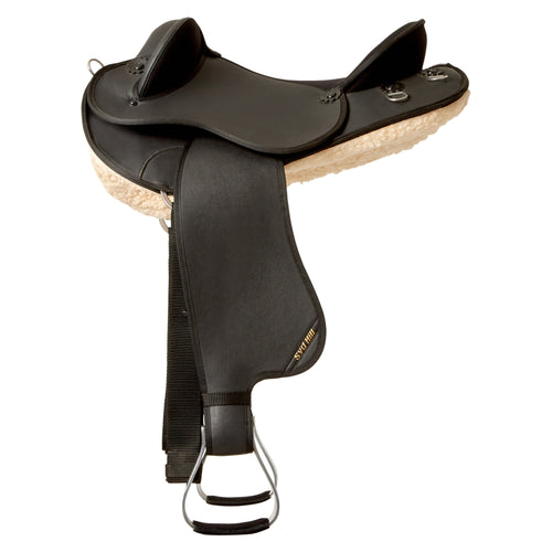 Syd Hill Half Breed Saddle, Synthetic - Non Adjustable Tree