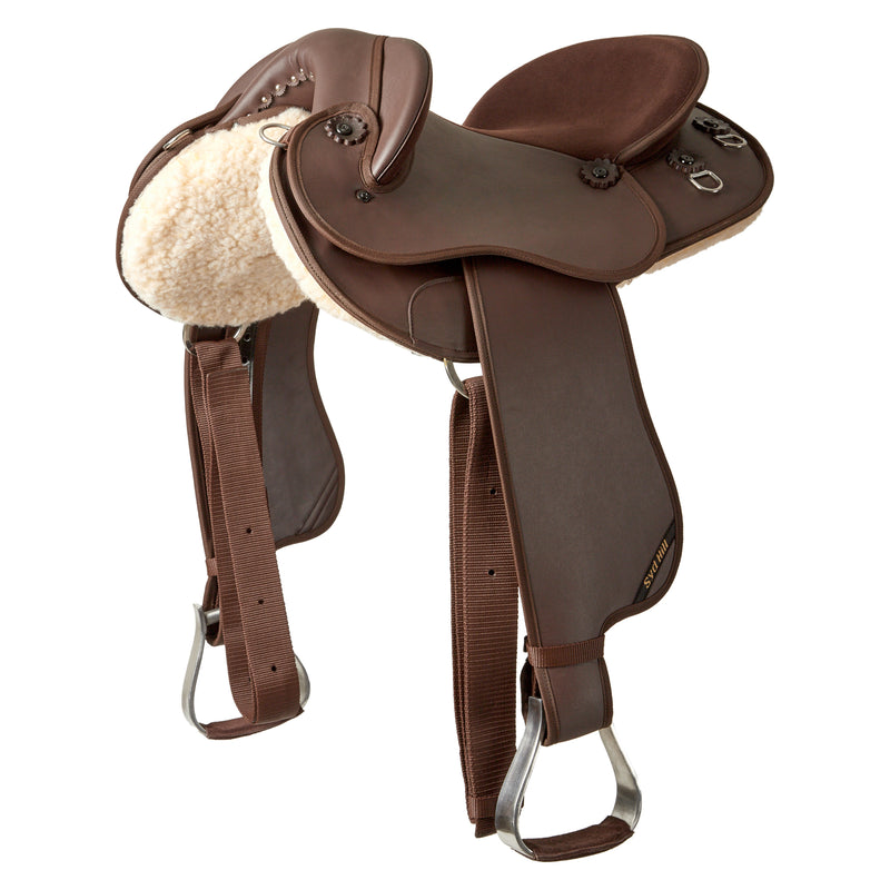 Syd Hill Half Breed Saddle, Synthetic - Non Adjustable Tree