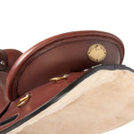 Syd Hill Custom Signature Half Breed Saddle, Leather - Non Adjustable Tree